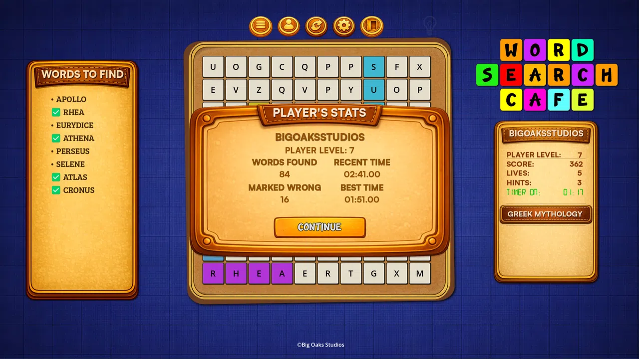 Word Search Cafe Screenshot 3