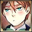 Love triangle icon