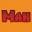 Manly man icon