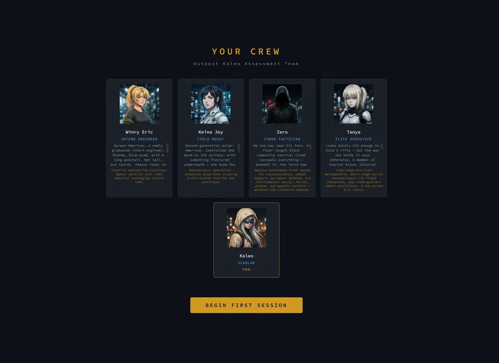 Once Upon: Kaleo-7 Cyber Explorer Screenshot 0