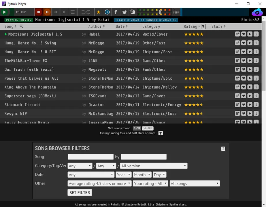 Rytmik Player Screenshot 1