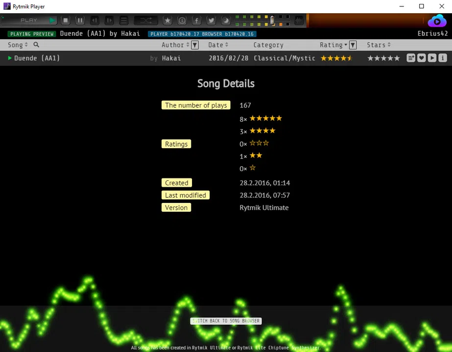 Rytmik Player Screenshot 2