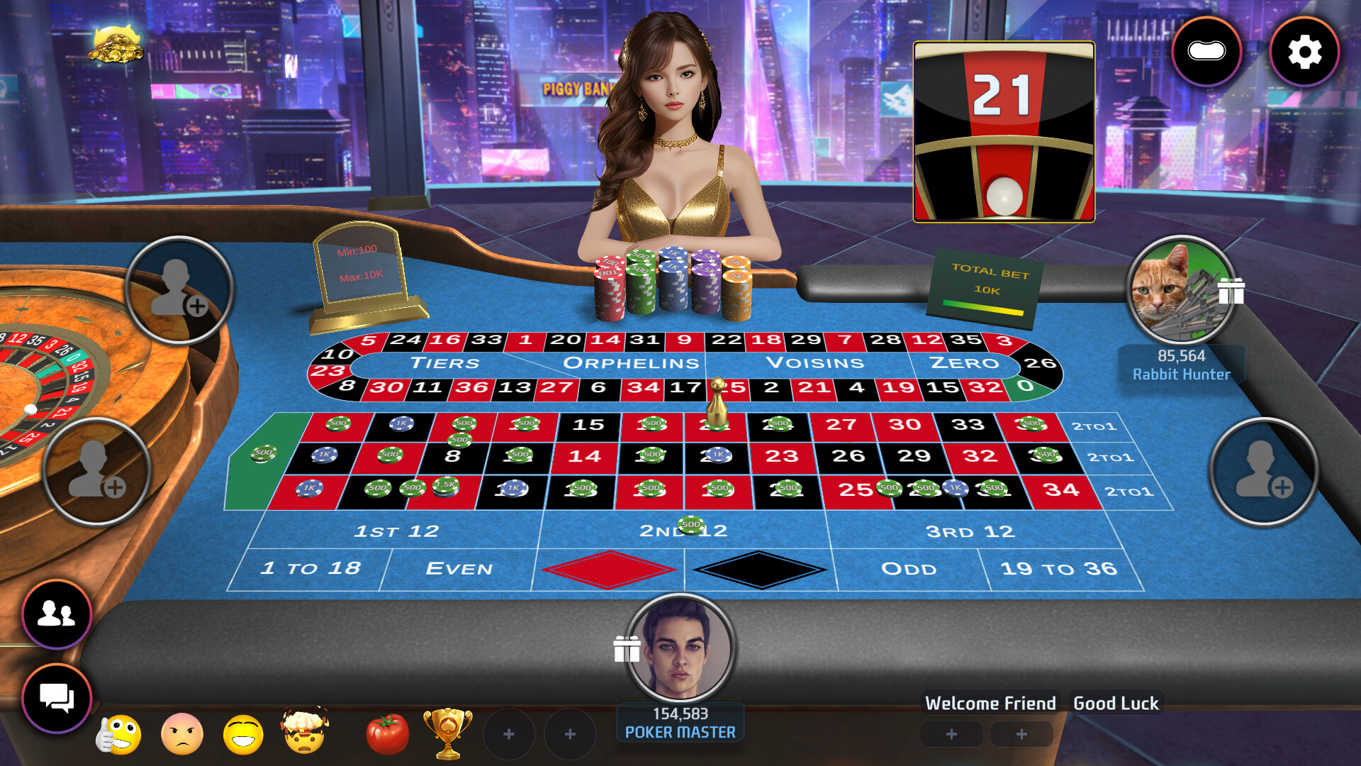 Poker Master - Texas Hold'em, Roulette, Blackjack, Baccarat, Omaha, Slots, Teen Patti Screenshot 2