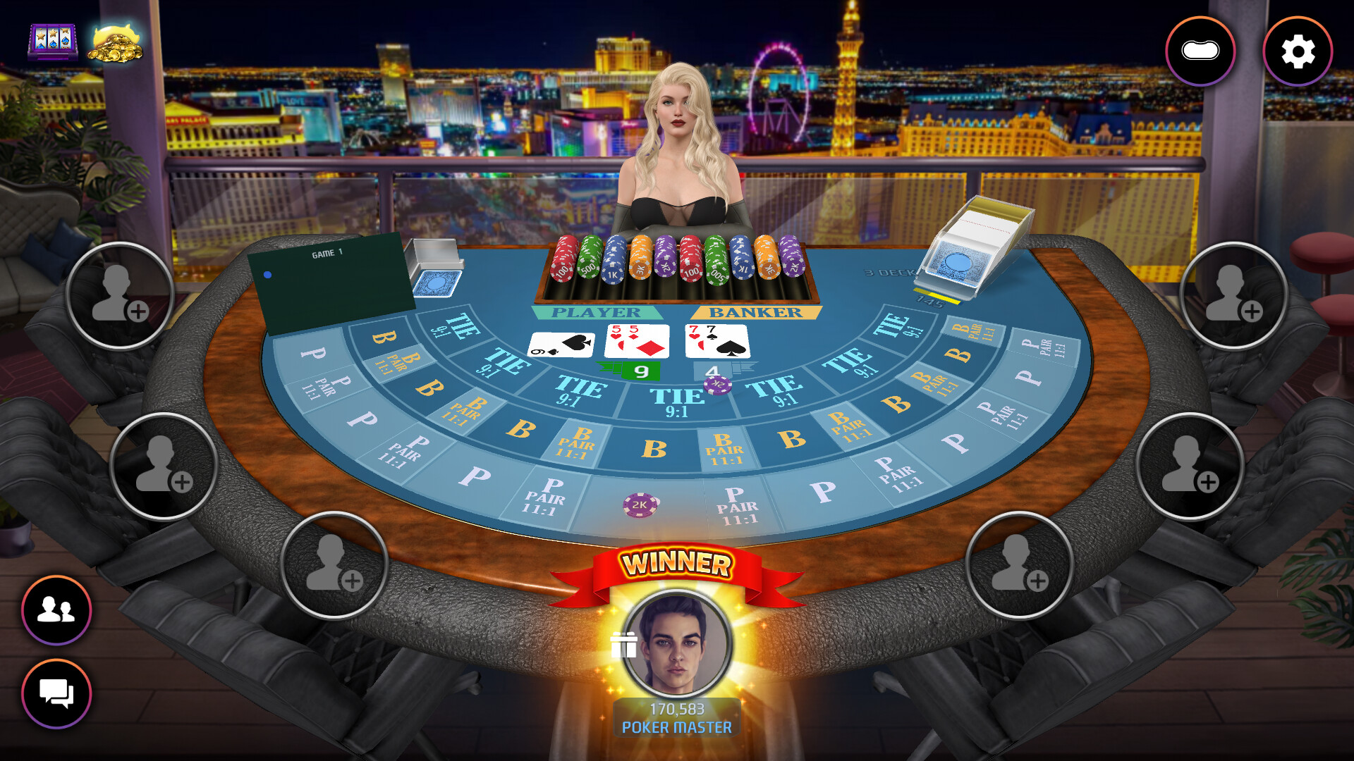 Poker Master - Texas Hold'em, Roulette, Blackjack, Baccarat, Omaha, Slots, Teen Patti Screenshot 1