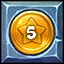 Gem Jam Level 5 Gold icon