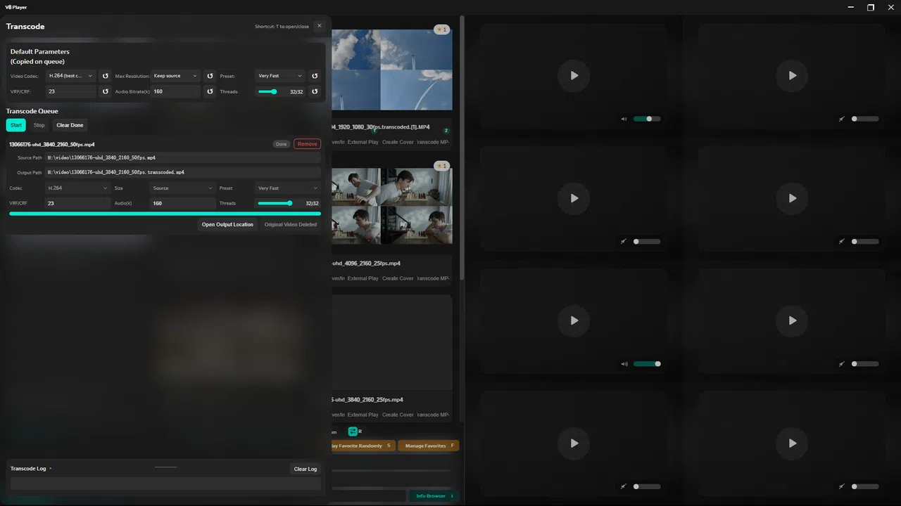 V8 Player Screenshot 1