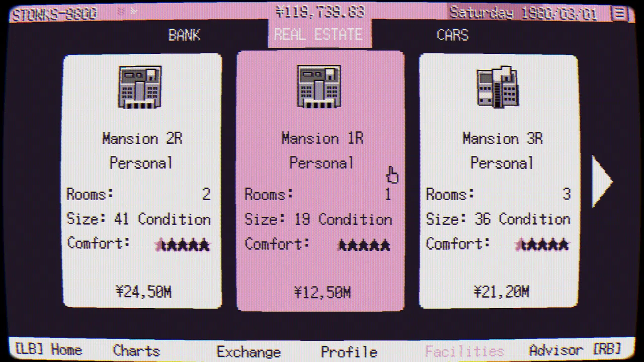 STONKS-9800: Stock Market Simulator Demo Screenshot 1