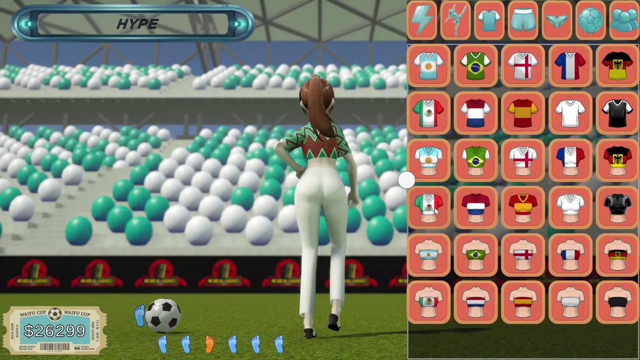 World Cup Waifu Clicker: Soccer Evolution Screenshot 5