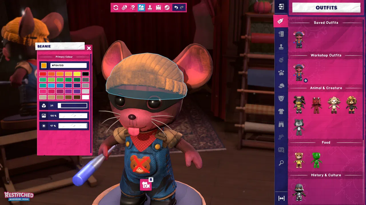 Restitched: Wardrobe Demo Screenshot 2