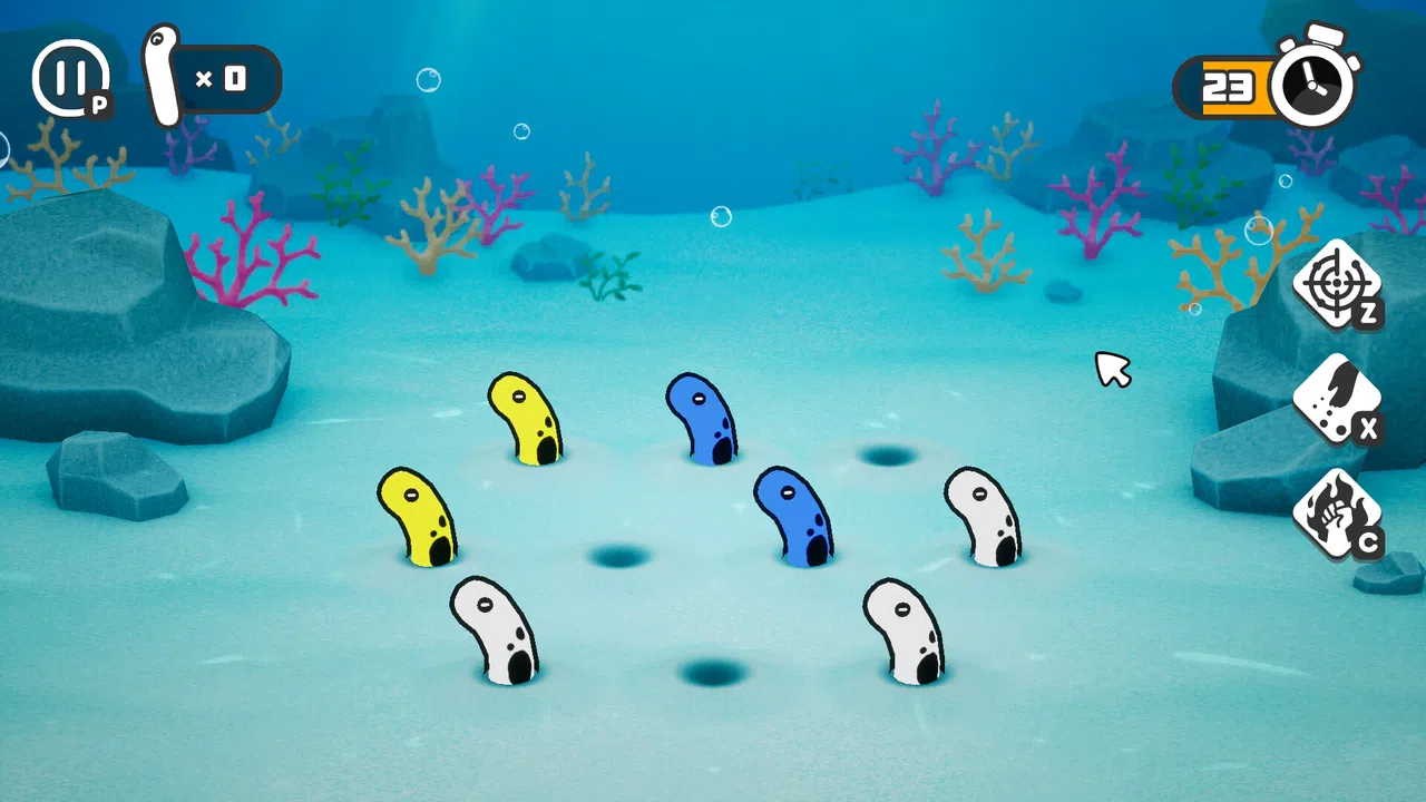 Pull Out! Spotted Garden Eels Screenshot 0