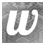 w icon