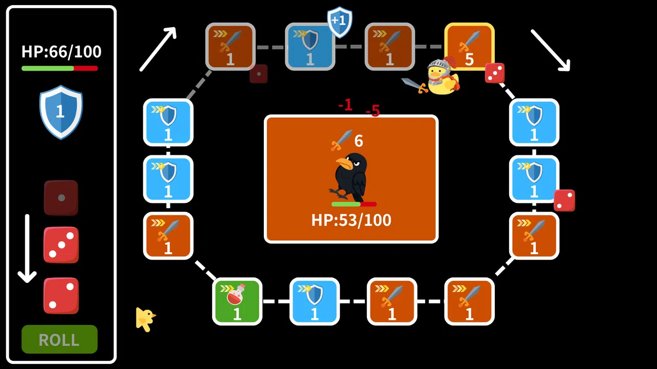 Loop Duck Battles Screenshot 1
