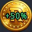+50% Profit icon