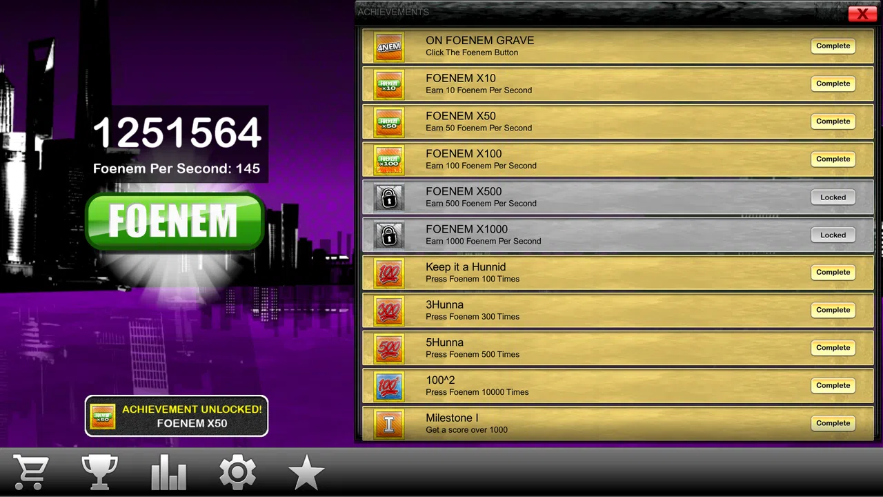 PeeWee Purpdrank's FOENEM Clicker Screenshot 4