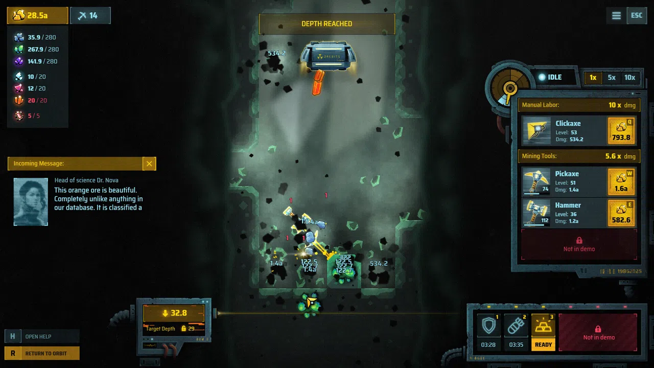 Orebits Demo Screenshot 0