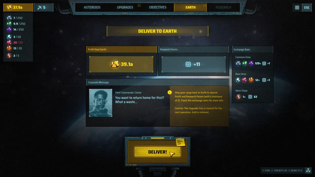 Orebits Demo Screenshot 1