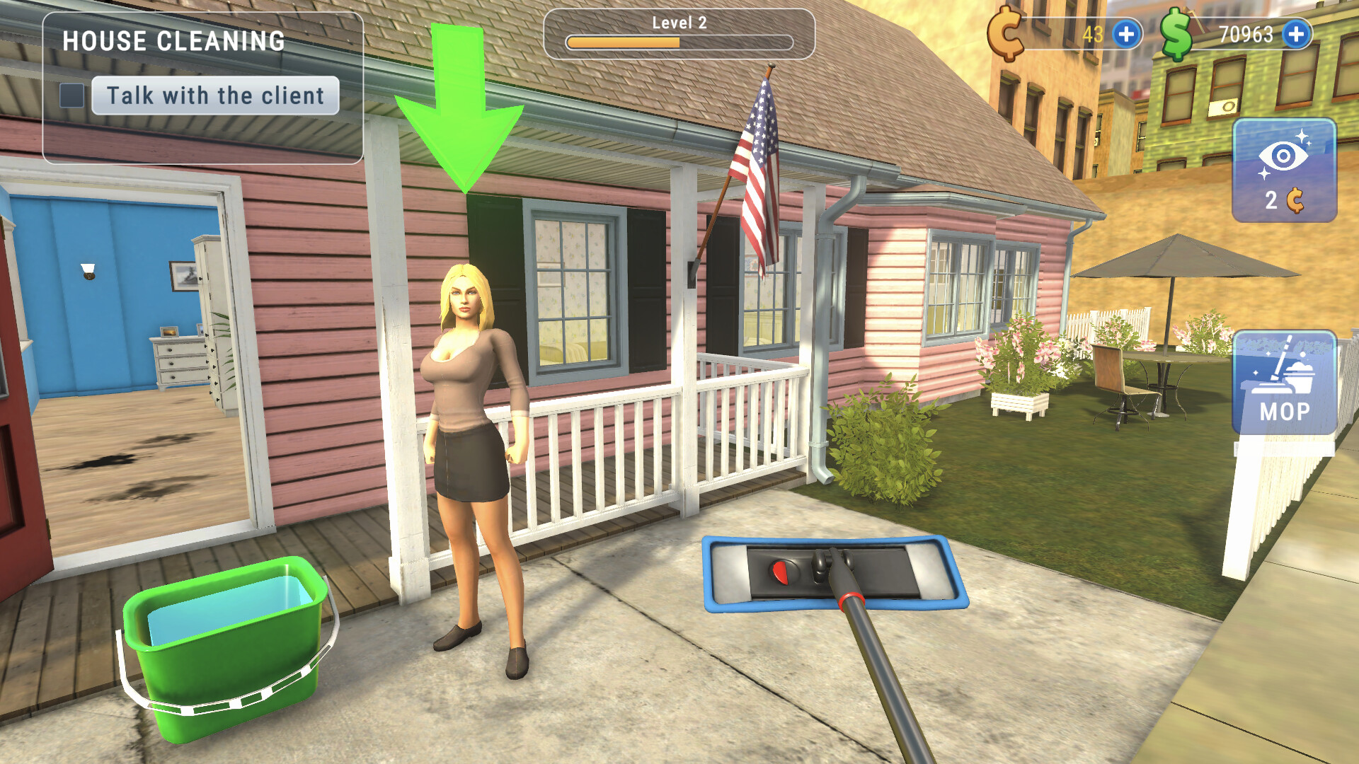 House Cleaner Simulator Demo Screenshot 2