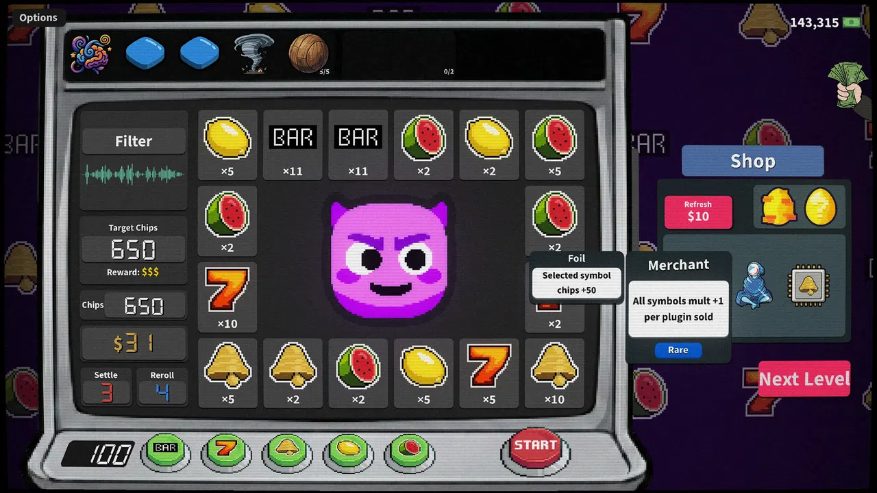 Greedy Spin: Reel Roguelike Demo Screenshot 3
