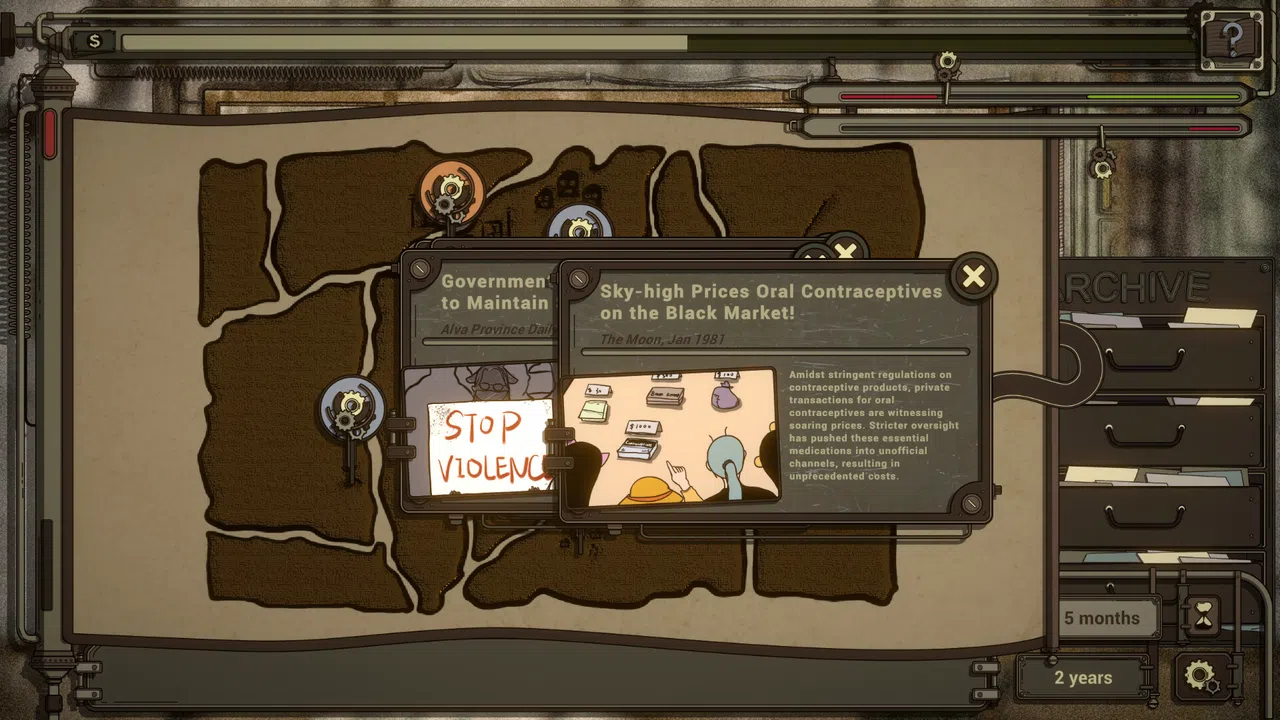 Fertility, Crime, and Economy Demo Screenshot 4