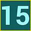 Complete the fifteenth puzzle icon