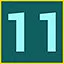 Complete the eleventh puzzle icon