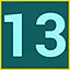 Complete the thirteenth puzzle icon
