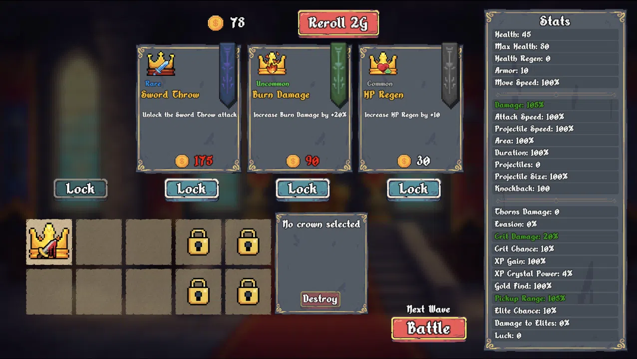 Crown Control Screenshot 2
