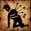 He made it out, but with an arrow in his back icon