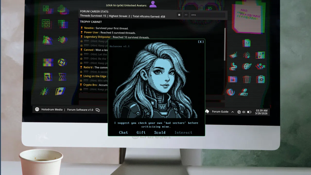 Erareset: Rogue Forum Screenshot 8