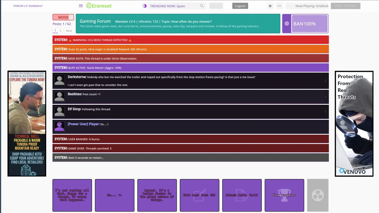 Erareset: Rogue Forum Screenshot 11