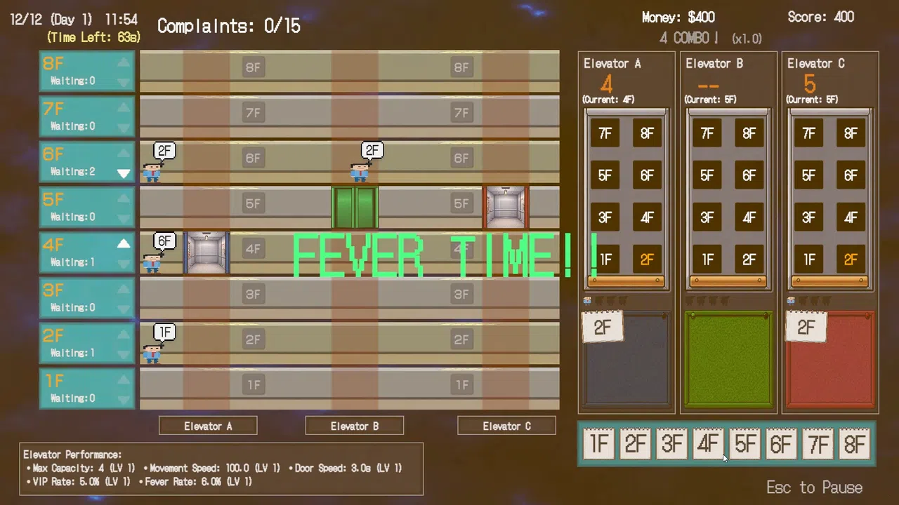 'In You We Trust, Not Algorithms' ~Newbie Matsumoto's Manual Elevator Operation with Sticky Notes~ Screenshot 3