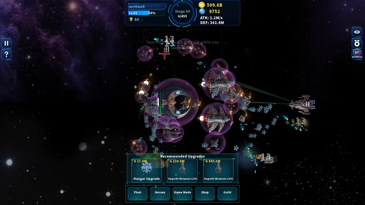 Idle Starfleet Screenshot 0