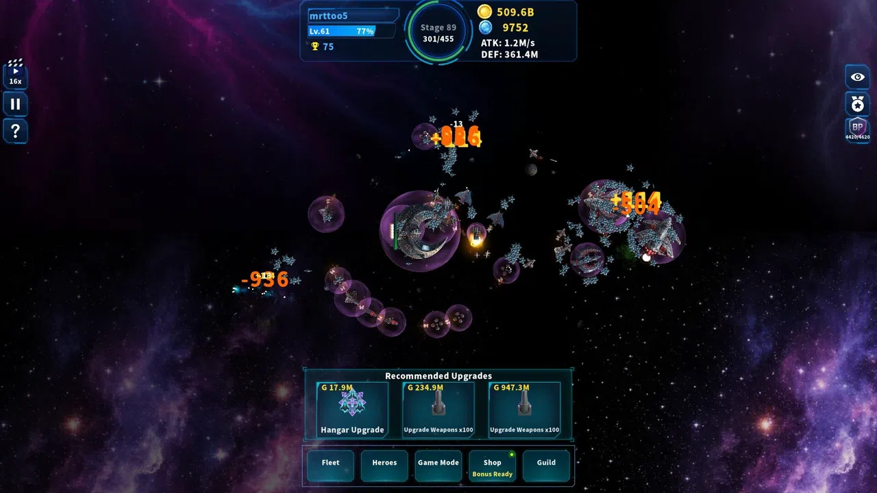Idle Starfleet Screenshot 3