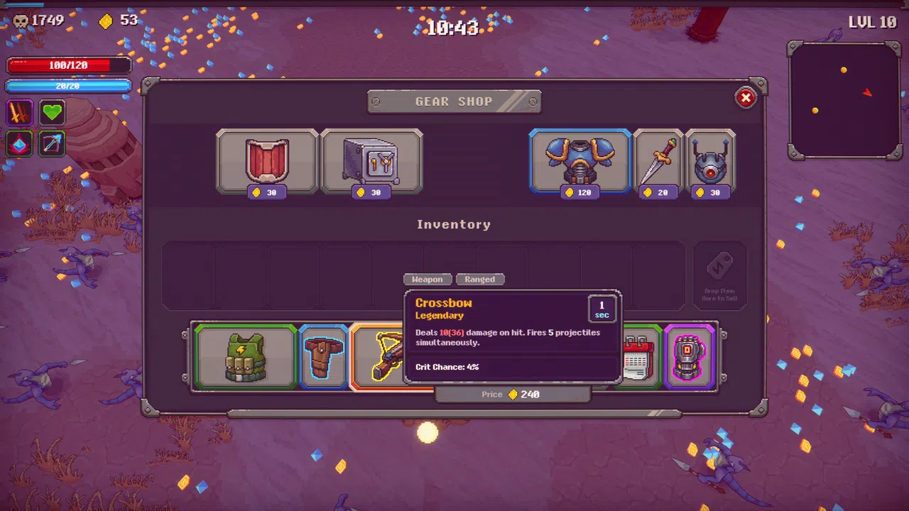 Super Galaxy Gladiator Screenshot 1