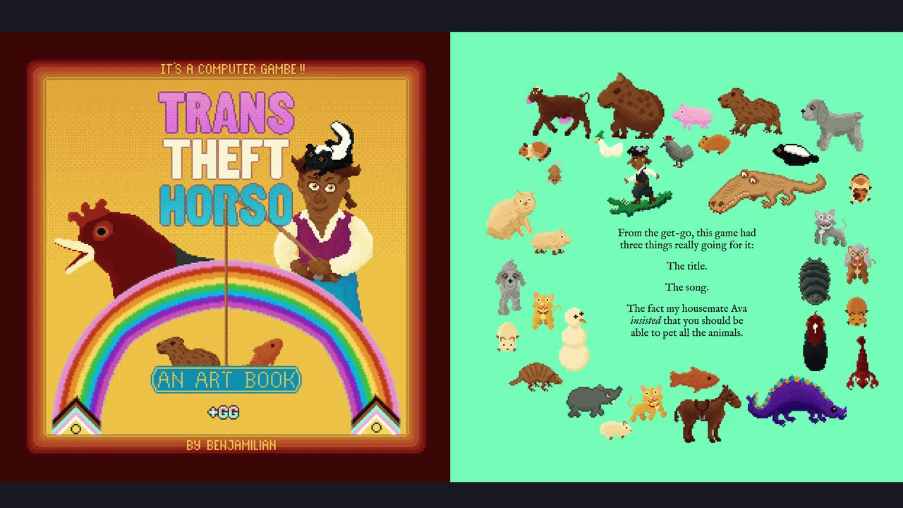 Trans Theft Horso Art-Book Screenshot 0