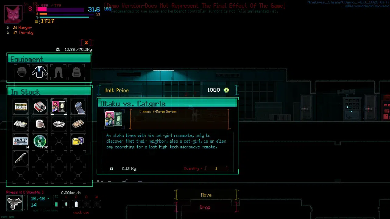 NineLives Demo Screenshot 4