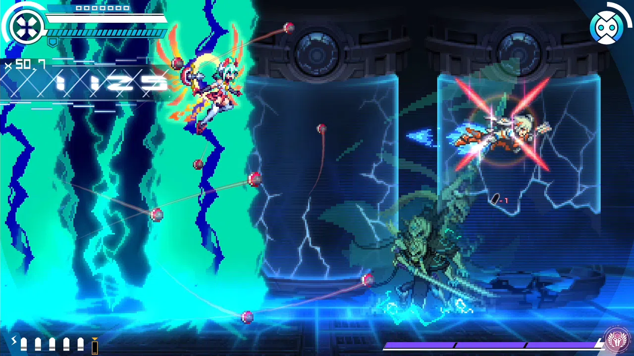 Gunvolt Chronicles: Luminous Avenger iX - Extra Mission: "VS ???" Screenshot 1