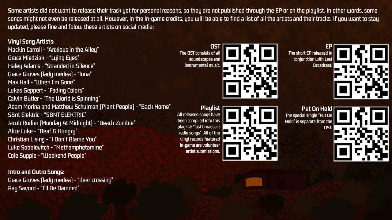 Last Broadcast OST Screenshot 1