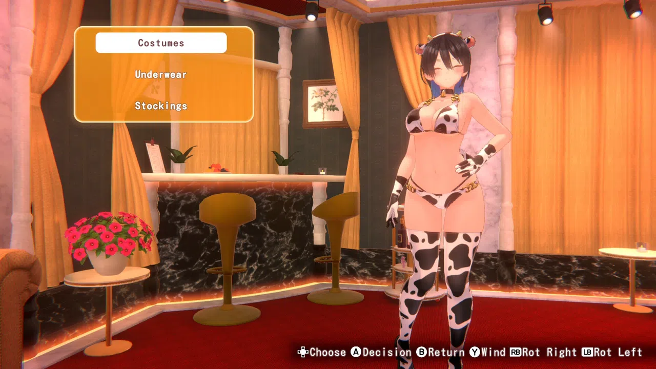 BUNNY GARDEN 2 - Costume: "Holstein Bikini" Screenshot 1