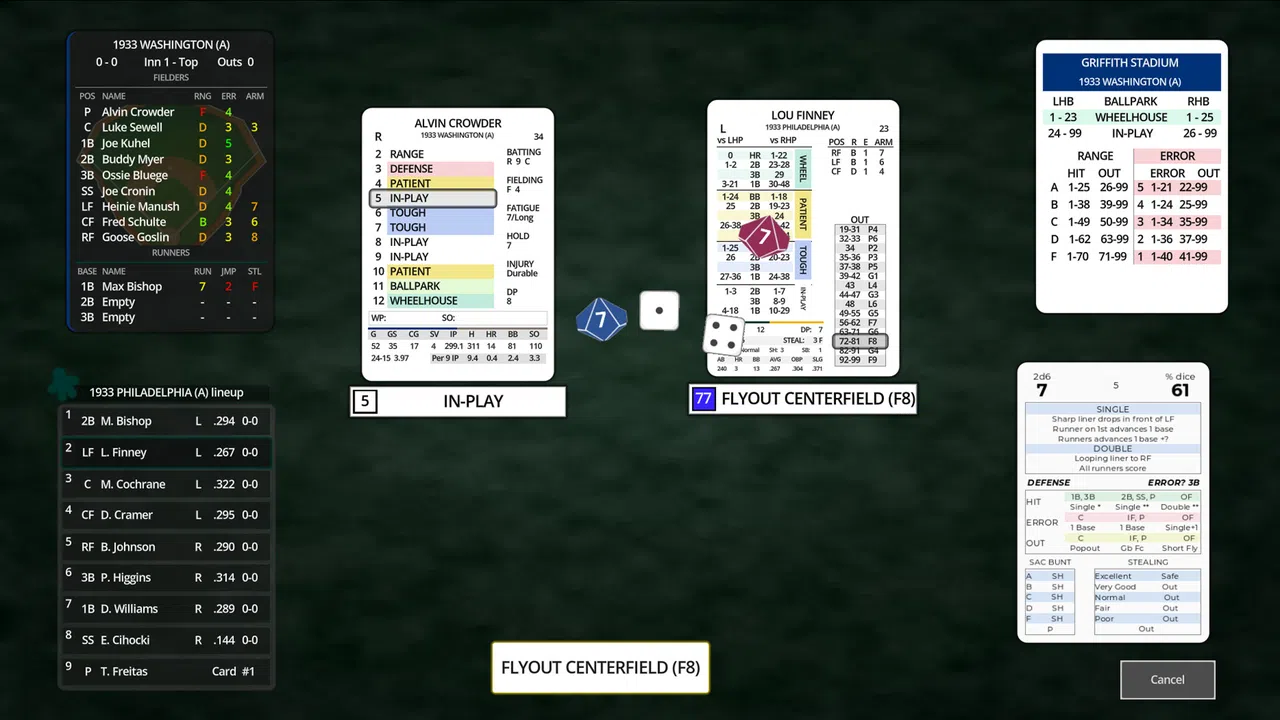 Game Pulse - 1933 Season Set Screenshot 0