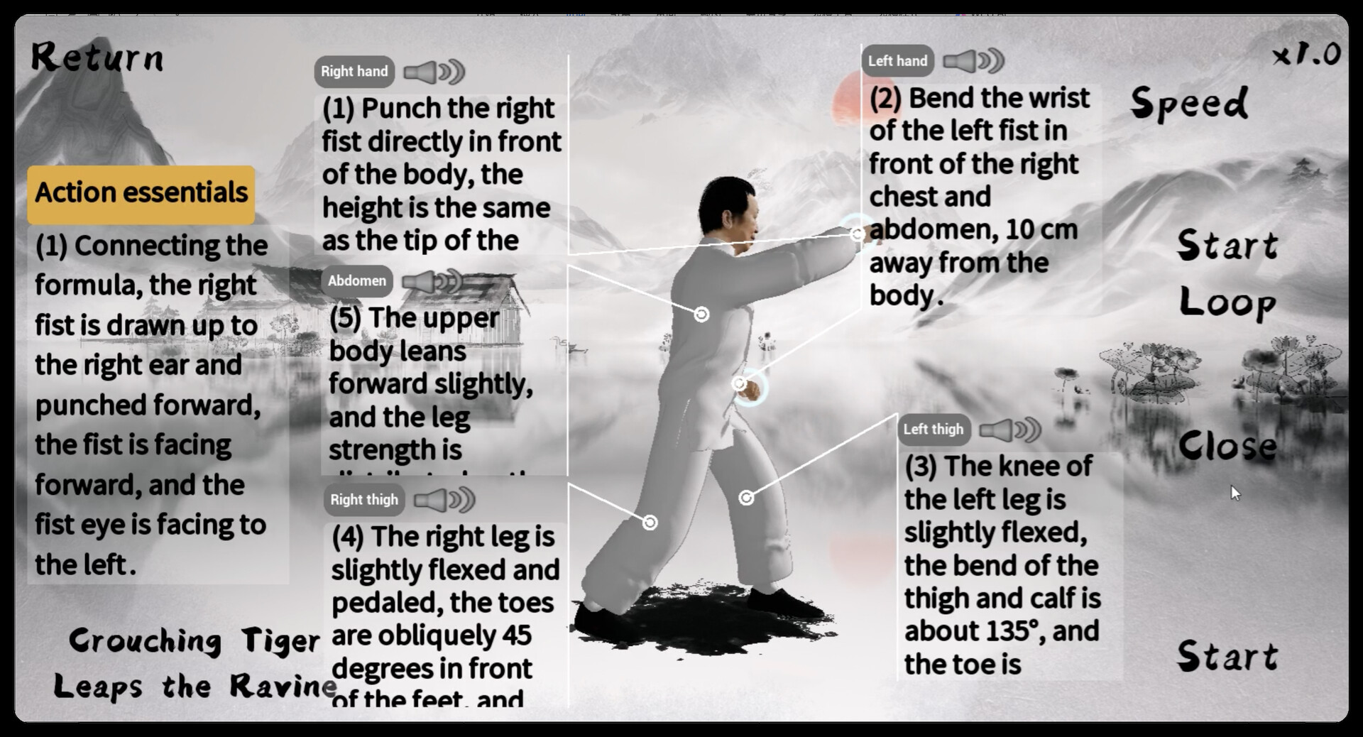 中国传统武术 八卦掌 六十四手 Chinese martial arts (kungfu) The 64 Hands of Bagua Zhang Screenshot 4