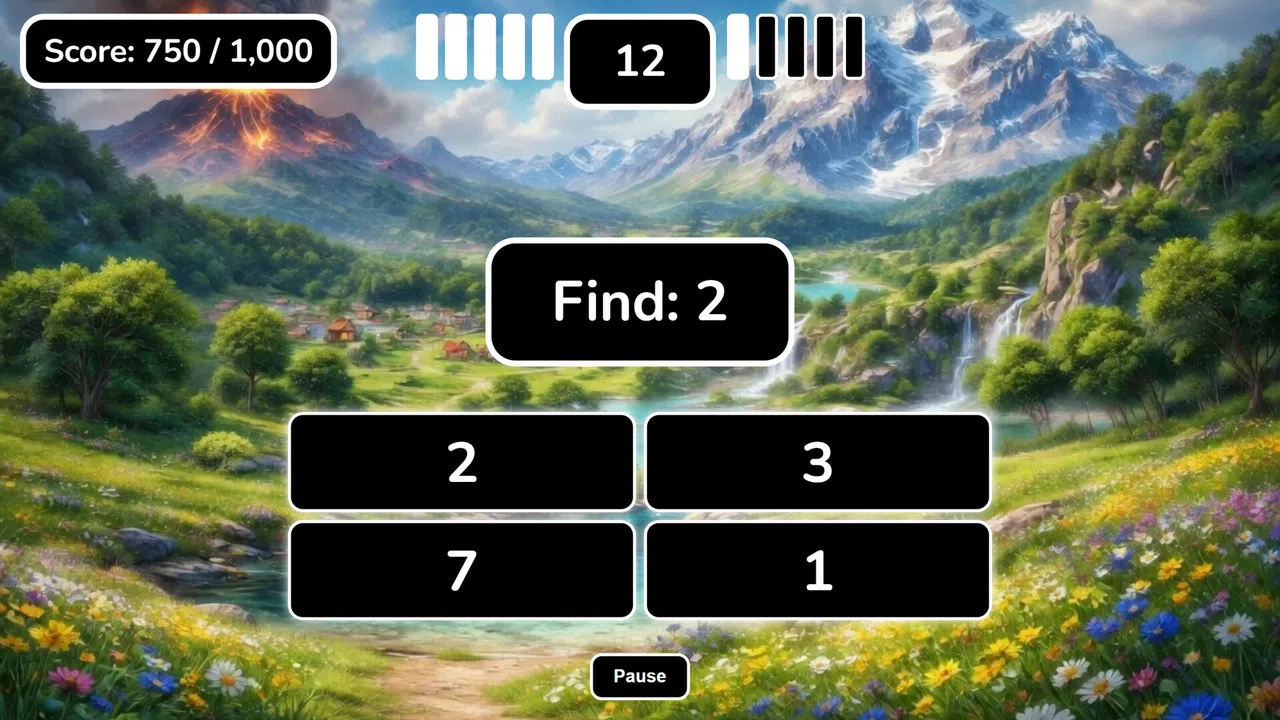 Math Warudo: Grassland & Beyond Demo Screenshot 2
