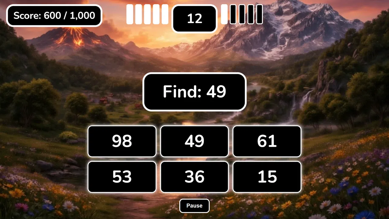 Math Warudo: Grassland & Beyond Demo Screenshot 1