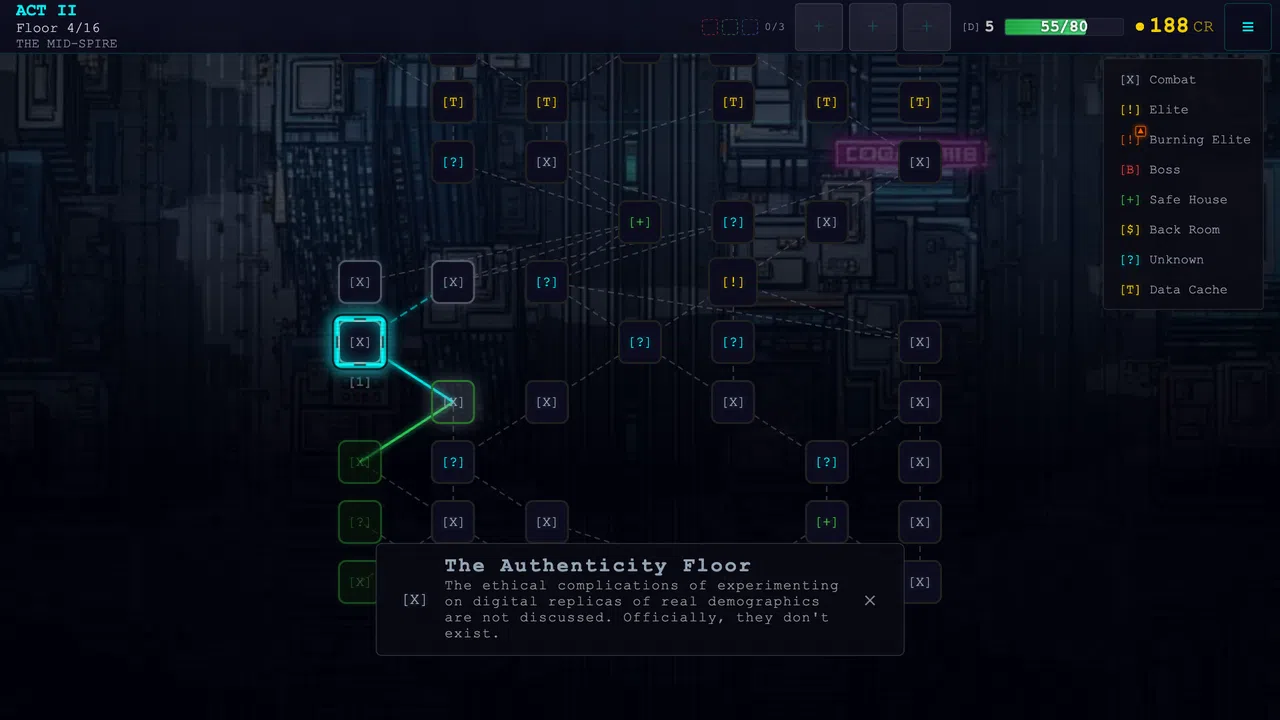 CyberDeck: The Cyberpunk Roguelike Deckbuilder Screenshot 4