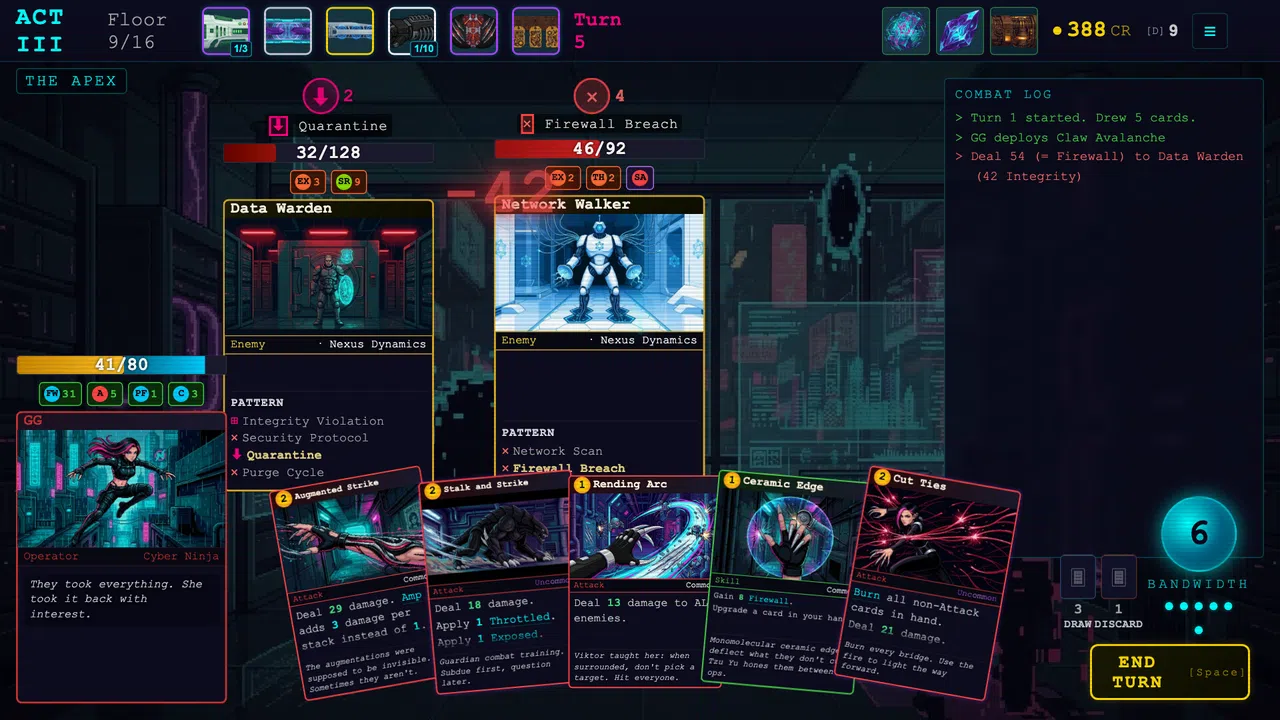 CyberDeck: The Cyberpunk Roguelike Deckbuilder Screenshot 0