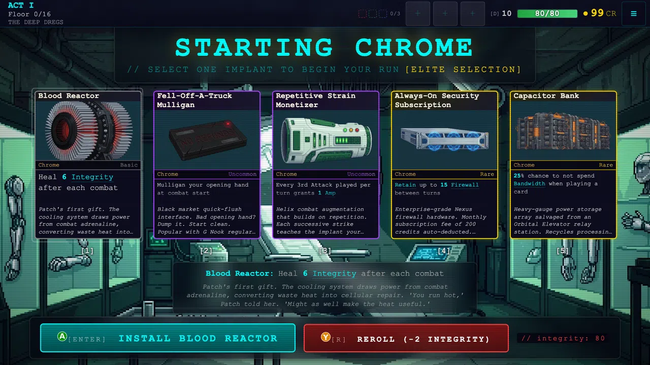CyberDeck: The Cyberpunk Roguelike Deckbuilder Screenshot 3