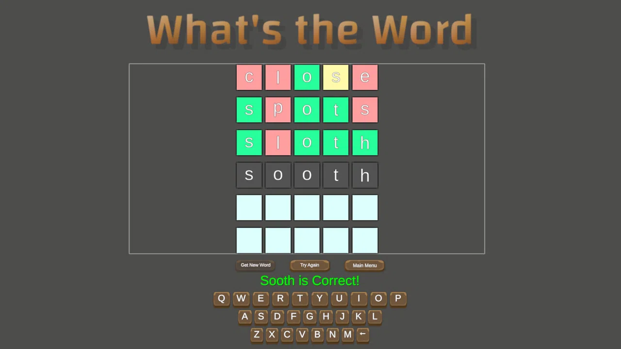 What's the Word Screenshot 1