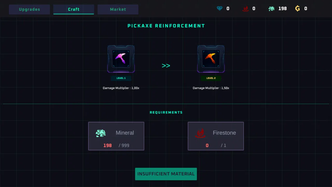 Nullvein: Incremental Mining Evolution Screenshot 3