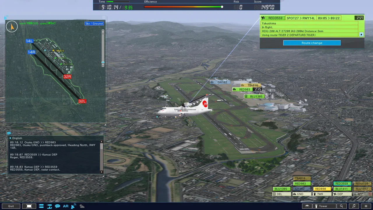 ATC4: Airport OSAKA [RJOO] Screenshot 1