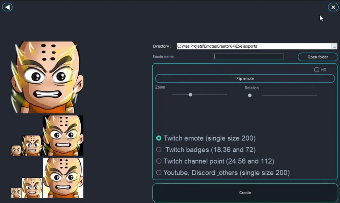 Emotes Creator Tool Screenshot 5